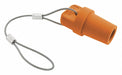 Single Pole Connector Cover Male Orange