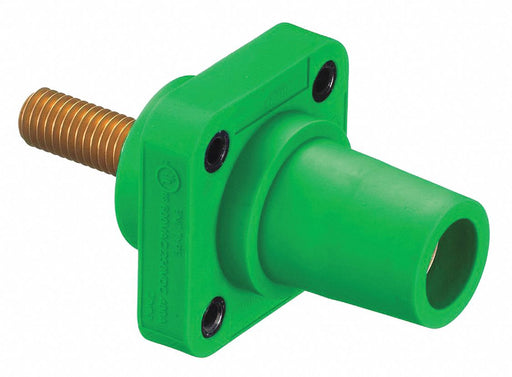 Recpt Green Female Stud Terminals 400 A