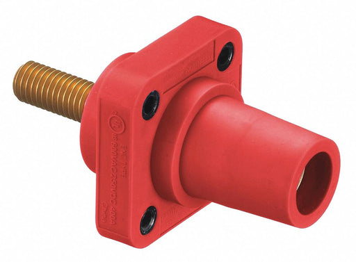 Recpt Red Female Stud Terminals 400 A