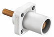 Recpt White Male Stud Terminals 400 A