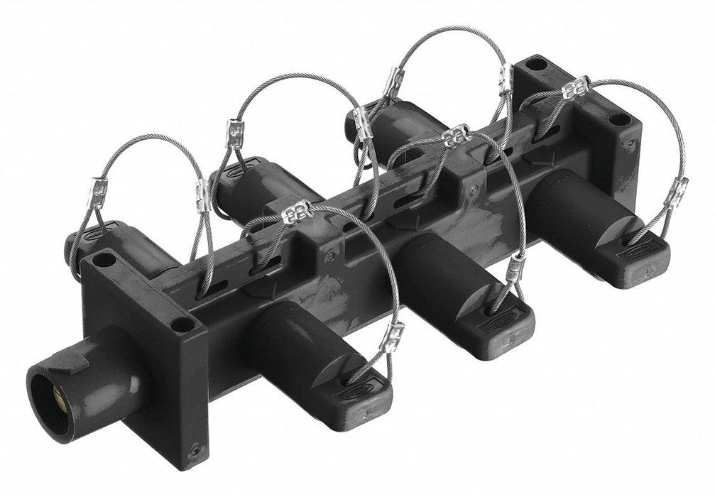Distribution Block 600VAC/250VDC Blk