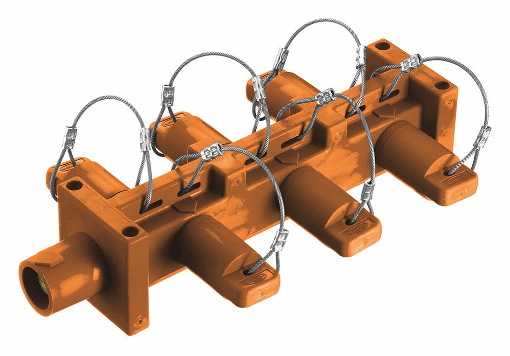 Distribution Block 600VAC/250VDC Org