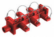 Distribution Block 600VAC/250VDC Brwn
