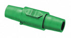 Double Connector Grn Female-Female Taper