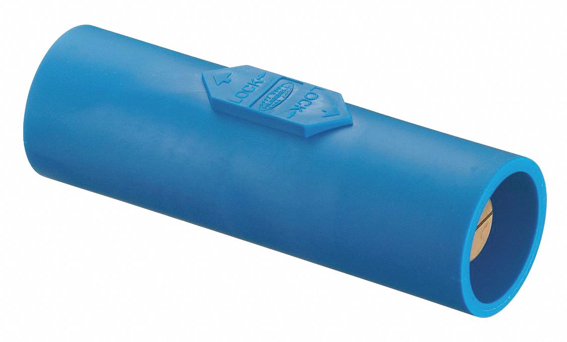 Double Connector 600VAC/250VDC Blue