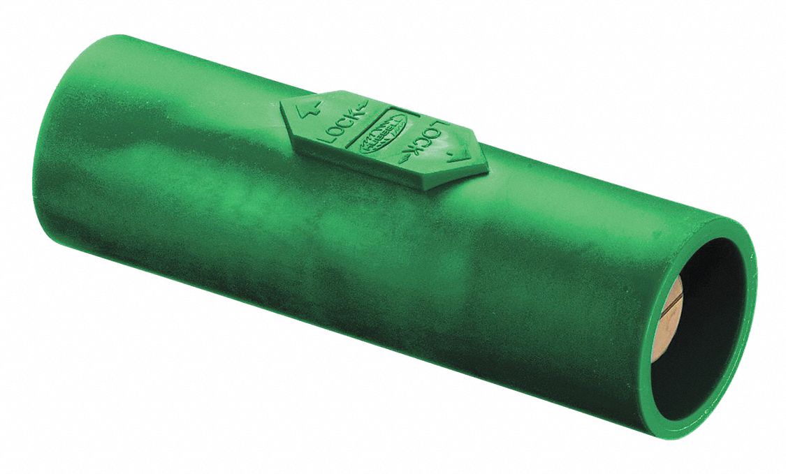 Double Connector 600VAC/250VDC Green