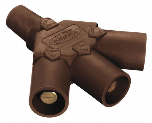 Connector 3R 4X 12 600VAC/250VDCBrown
