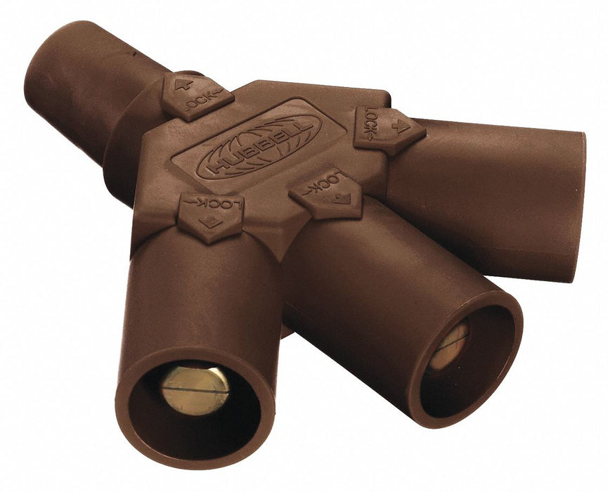 Connector 3R 4X 12 600VAC/250VDCBrown