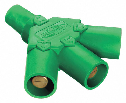 Triple Connector 600VAC/250VDC Grn Taper