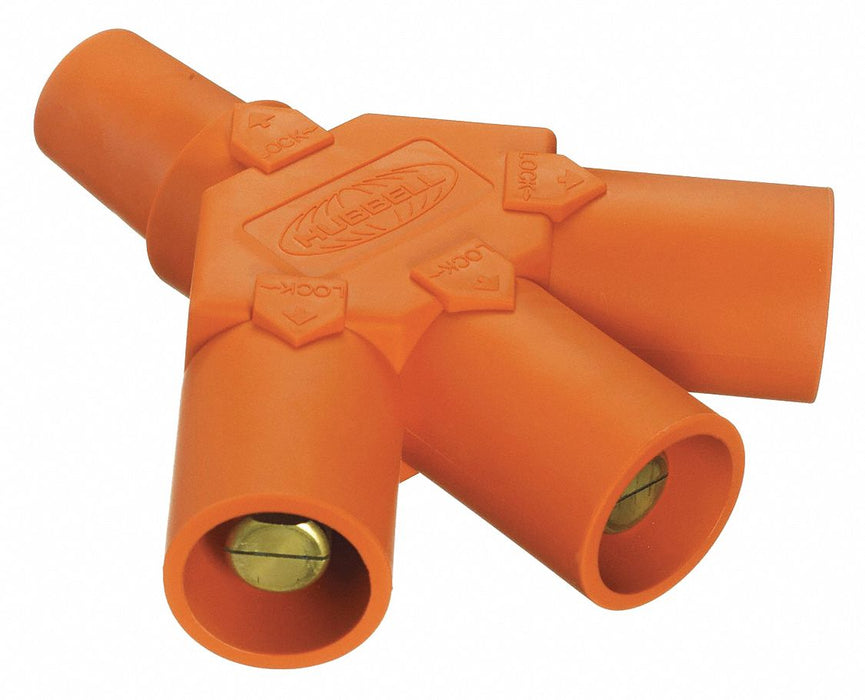 Triple Connector 600VAC/250VDC Org Taper