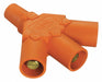 Triple Connector 600VAC/250VDC Org Taper