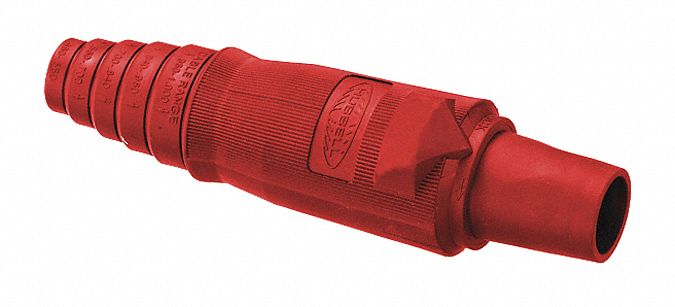 Single Pole Connector Body F Red
