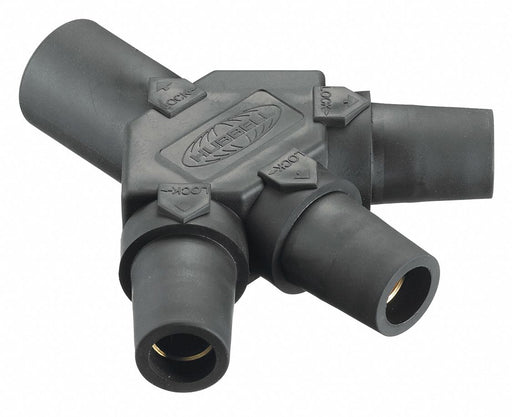 Triple Connector Blk Ser 16 Taper Nose