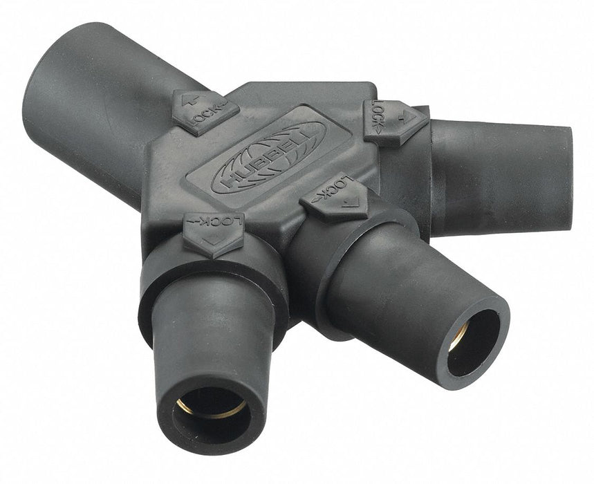 Triple Connector Blk Ser 16 Taper Nose
