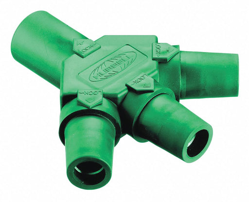 Triple Connectr Grn Ser 16 600VAC/250VDC