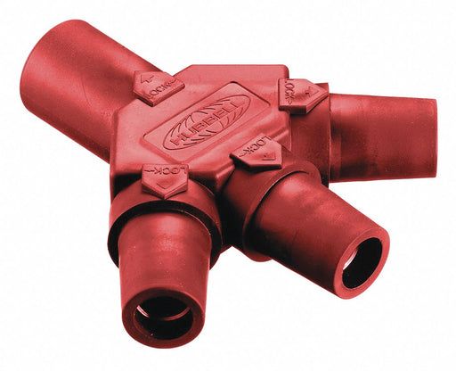 Triple Connctr Red Taper Nose Ser 16