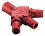 Triple Connctr Red Taper Nose Ser 16