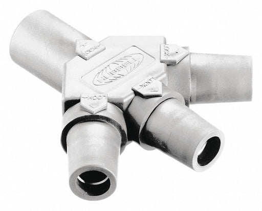 Triple Connctr Wte 300/400AC/DC Taper
