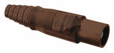 Single Pole Connector Body M Brown