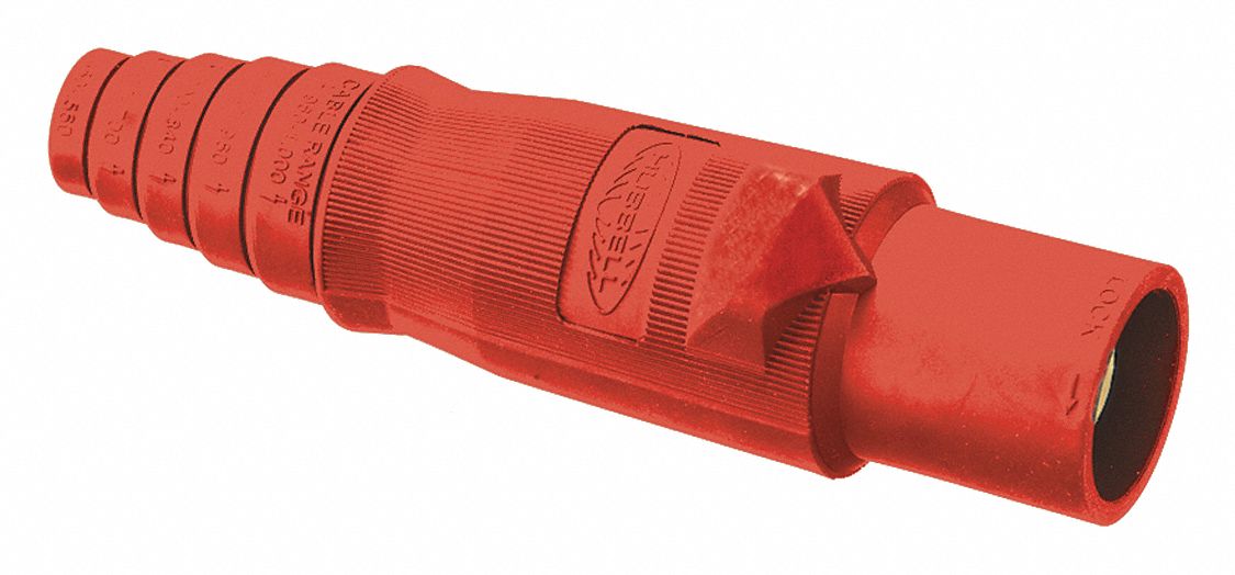 Single Pole Connector Body M Red