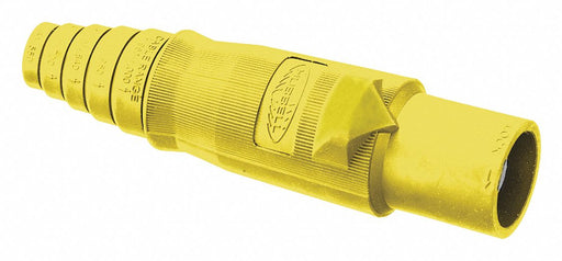 Single Pole Connector Body M Yellow