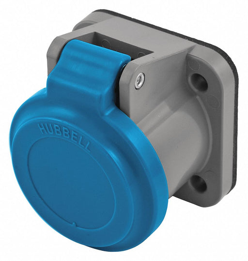 Single Pole Connector Non-Met Cover Blue