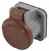 Single Pole Connector Non-Met Cover Brwn
