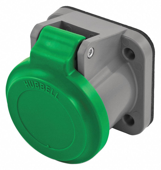Single Pole Connector Non-Met Cover Gren