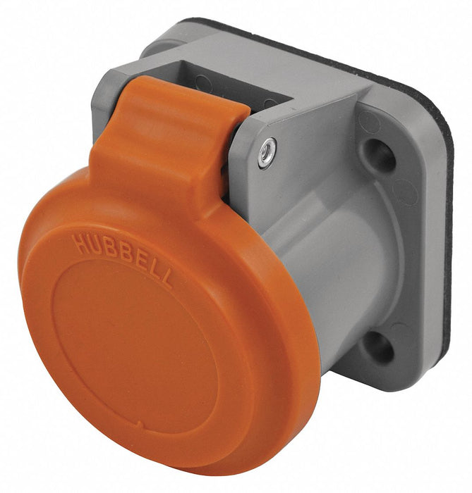 Single Pole Connector Non-Met Cover Orng