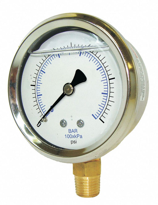 Pressure Gauge 1/8 in NPT 2 in