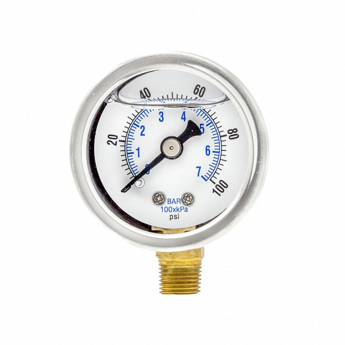 Pressure Gauge 1/8 in NPT 1-1/2in