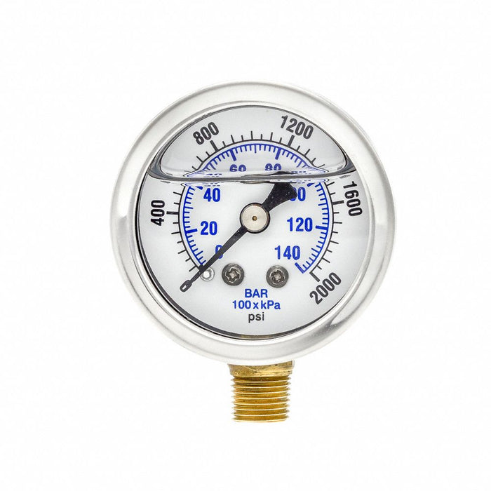N0247 Pressure Gauge 1/8 in NPT 1-1/2in