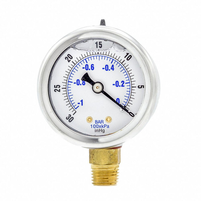 N0241 Vacuum Gauge 1/4 in NPT 2 in