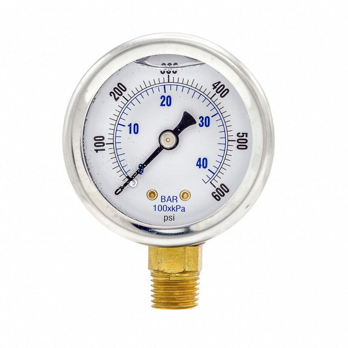 N0241 Pressure Gauge 1/4 in NPT 2 in