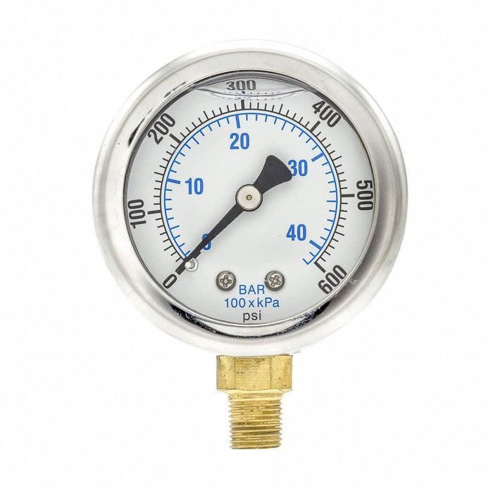 N0249 Pressure Gauge 1/8 in NPT 2 in