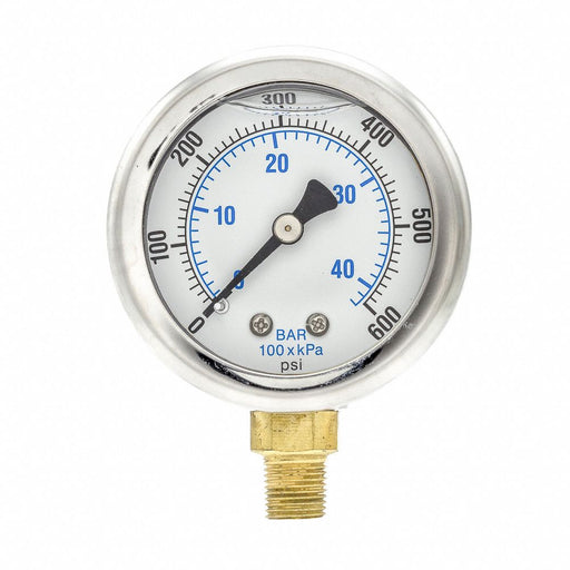 Pressure Gauge 1/8 in NPT 2 in