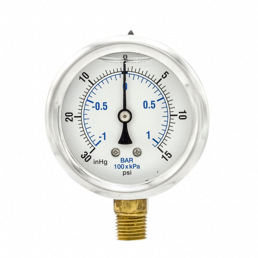 Compound Gauge 1/4 NPT 2-1/2 