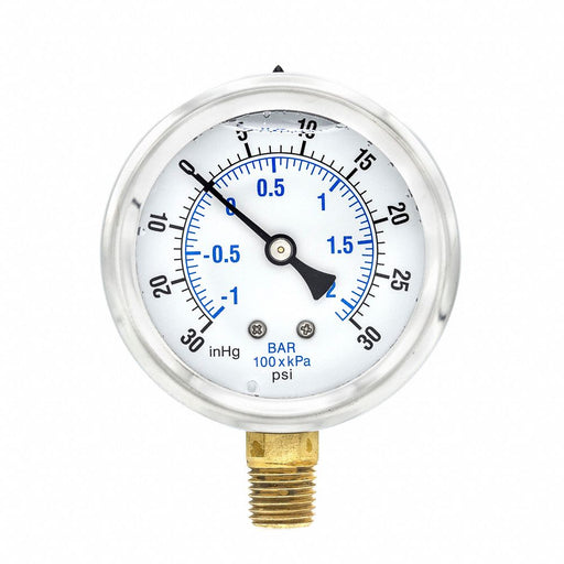 Compound Gauge 1/4 in NPT 2-1/2 in