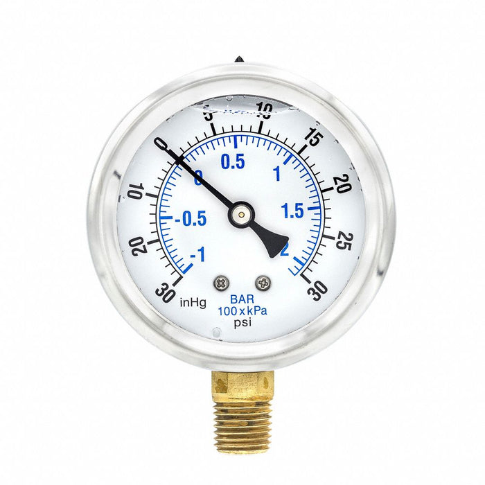 Compound Gauge 1/4 in NPT 2-1/2 in