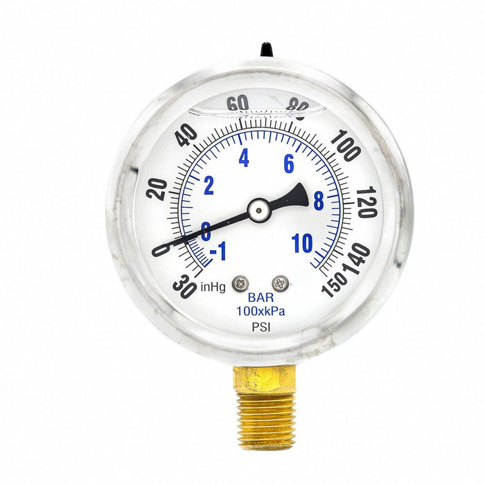 N0239 Compound Gauge 1/4 in NPT 2-1/2 in