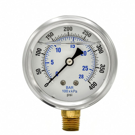 N0239 Pressure Gauge 1/4 in NPT 2-1/2 in