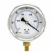 H8400 Vacuum Gauge Liquid 4In -30-0psi Vacuum