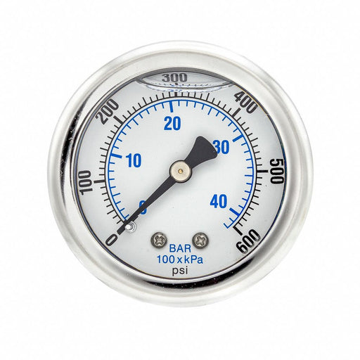 Pressure Gauge 1/4 in NPT 2 in