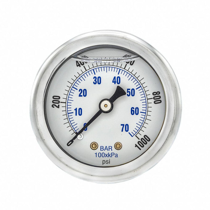 N0242 Pressure Gauge 1/4 in NPT 2 in