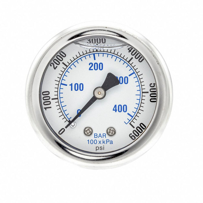 N0242 Pressure Gauge 1/4 in NPT 2 in