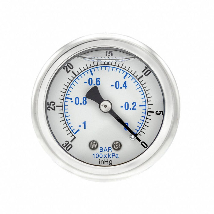 N0250 Vacuum Gauge 1/8 in NPT 2 in
