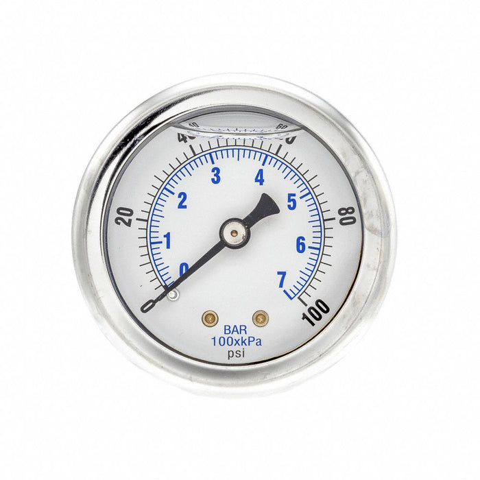Pressure Gauge 1/8 in NPT 2 in