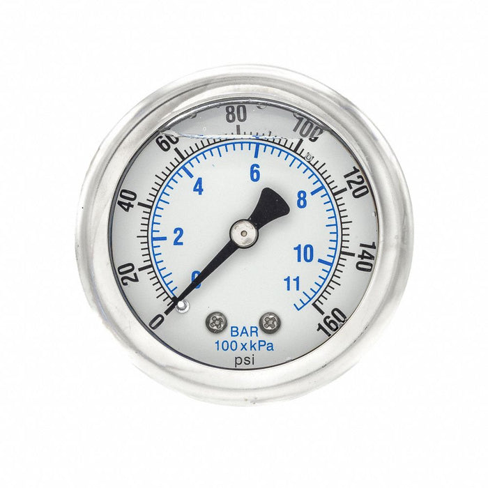 N0250 Pressure Gauge 1/8 in NPT 2 in