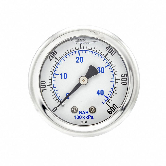N0250 Pressure Gauge 1/8 in NPT 2 in