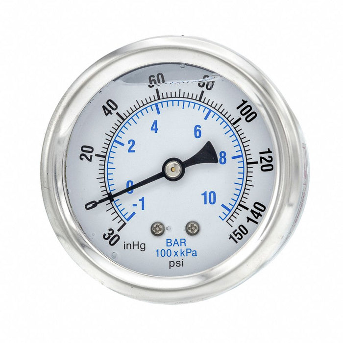 N0240 Compound Gauge 1/4 in NPT 2-1/2 in